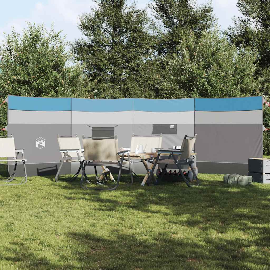 vidaXL Camping Windbreak Niebieski 510x153 cm Wodoodporny