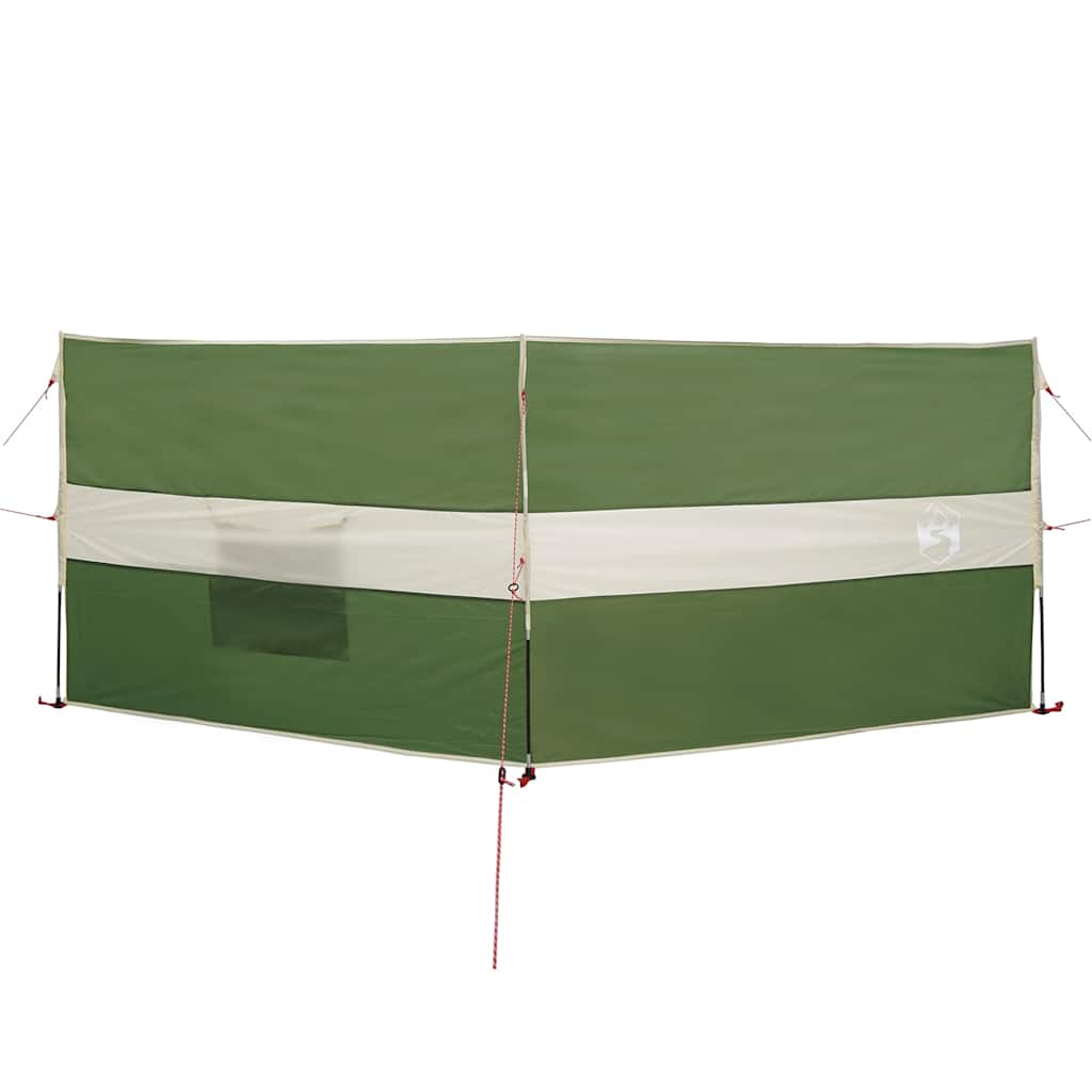 vidaXL Camping Wiatrochron Zielony 344x120 cm Wodoodporny