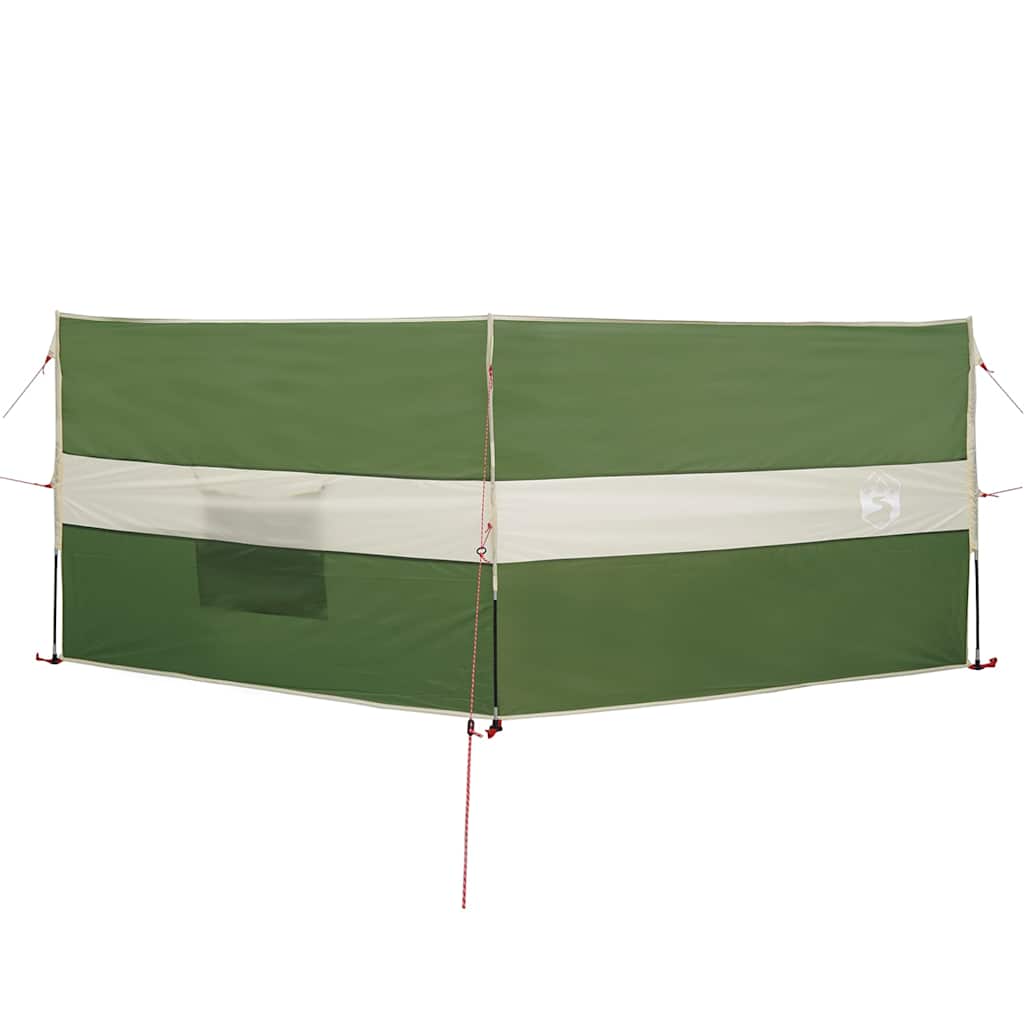 vidaXL Camping Wiatrochron Zielony 344x120 cm Wodoodporny