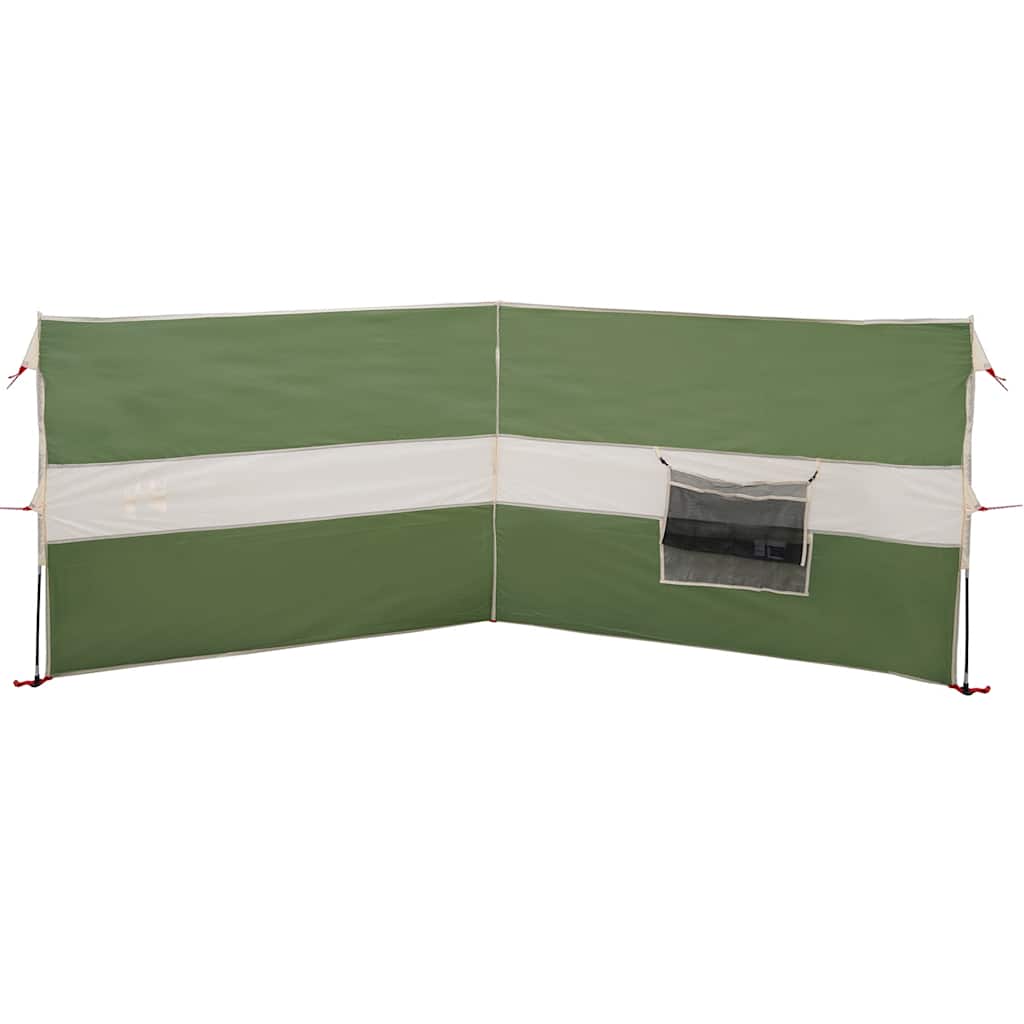 vidaXL Camping Wiatrochron Zielony 344x120 cm Wodoodporny