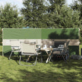 vidaXL Camping Wiatrochron Zielony 344x120 cm Wodoodporny