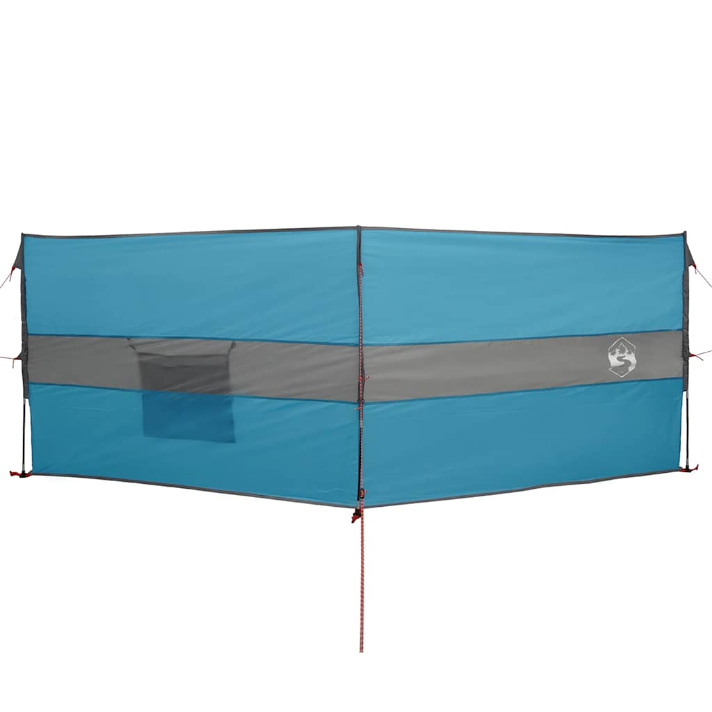 vidaXL Camping Windbreak Niebieski 344x120 cm Wodoodporny