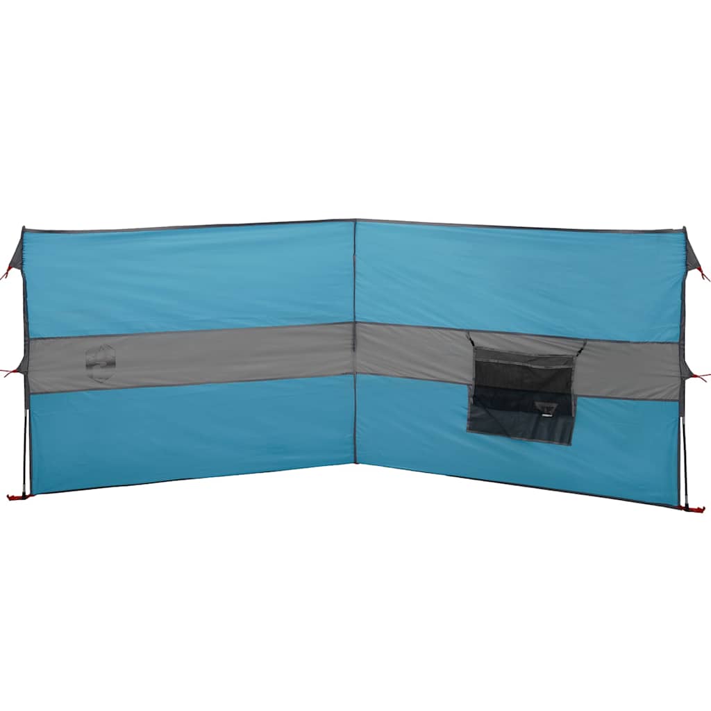 vidaXL Camping Windbreak Niebieski 344x120 cm Wodoodporny