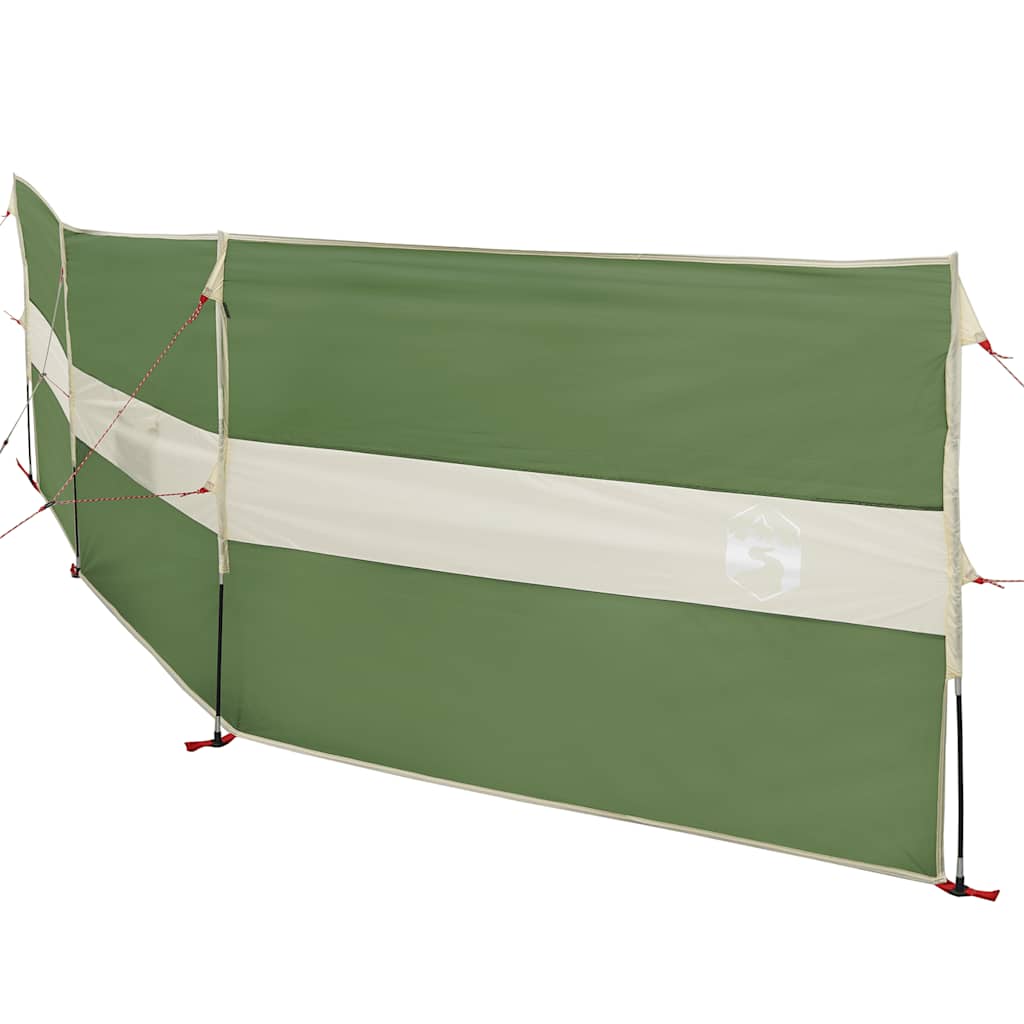 vidaXL Camping Wiatrochron Zielony 490x123 cm Wodoodporny