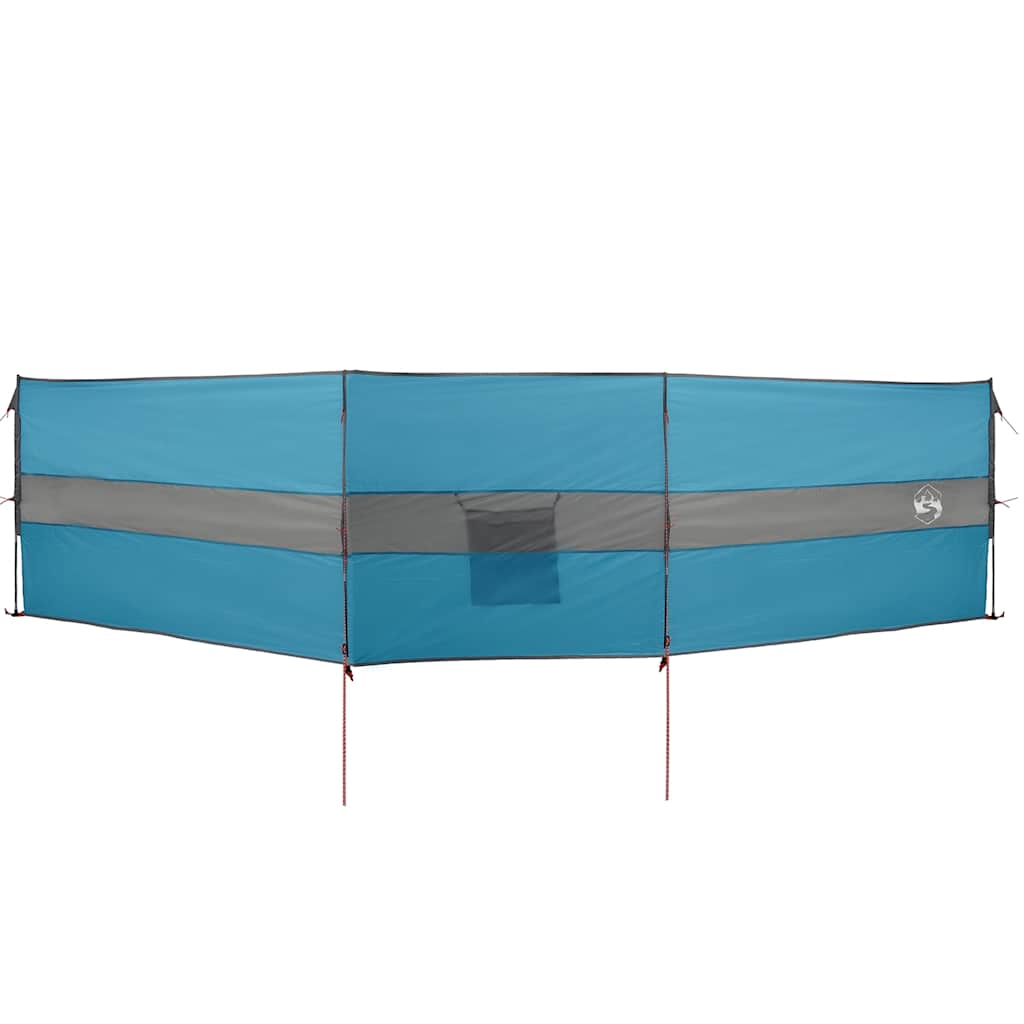vidaXL Camping Windbreak Niebieski 490x123 cm Wodoodporny