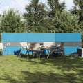 vidaXL Camping Windbreak Niebieski 490x123 cm Wodoodporny