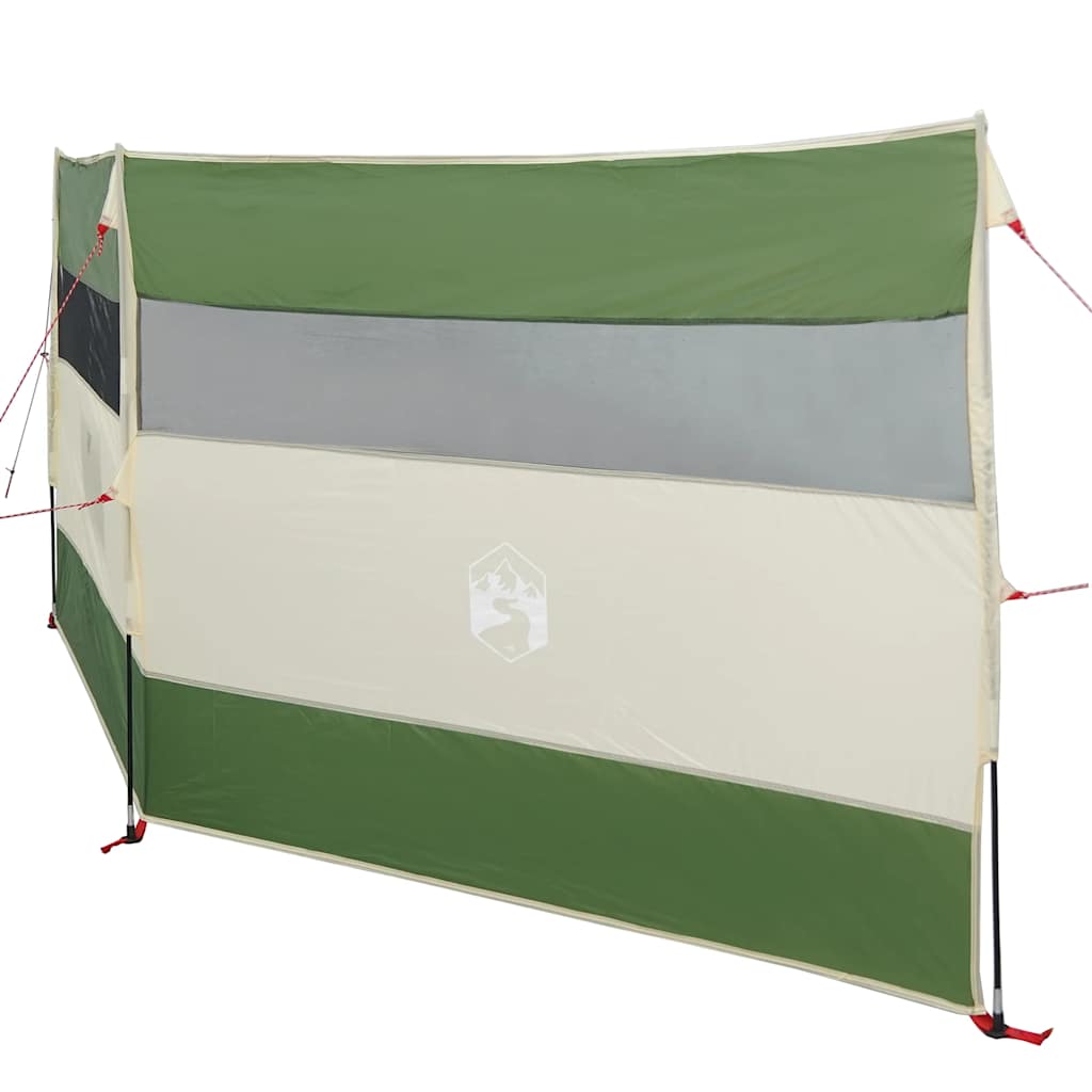 vidaXL Camping Wiatrochron Zielony 340x130 cm Wodoodporny