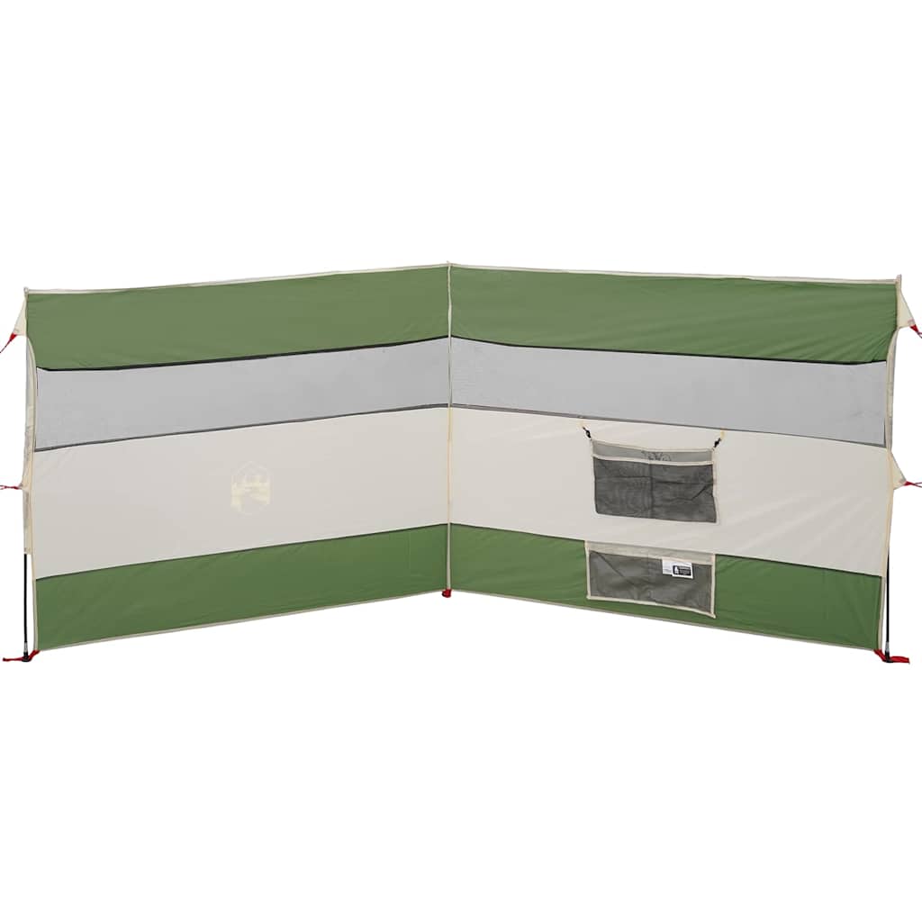 vidaXL Camping Wiatrochron Zielony 340x130 cm Wodoodporny
