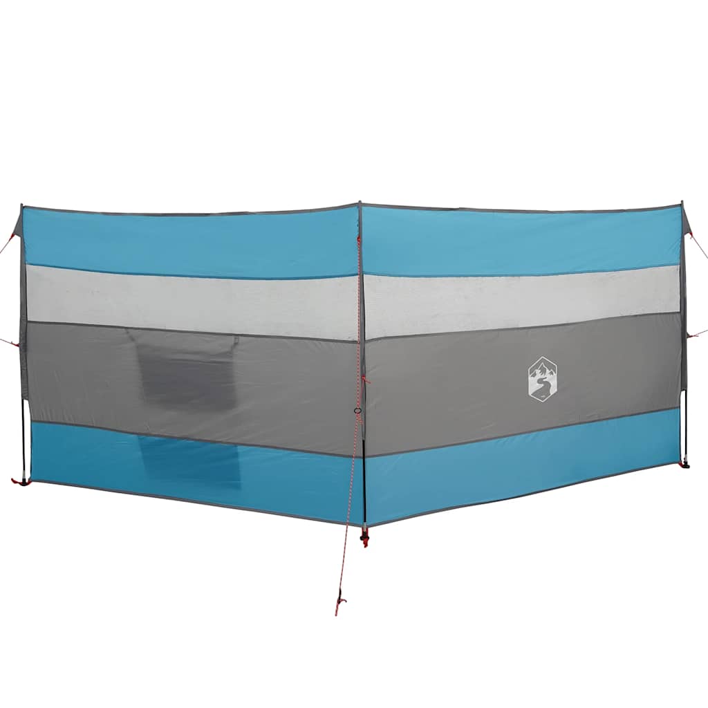 vidaXL Camping Windbreak Niebieski 340x130 cm Wodoodporny
