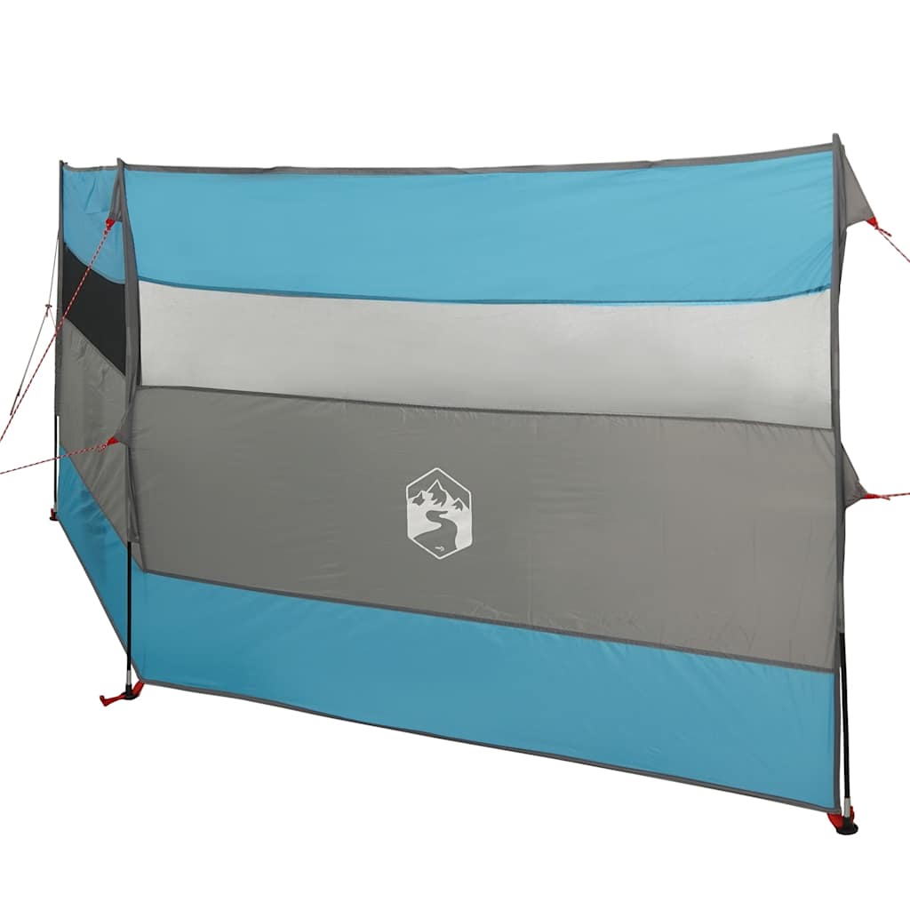 vidaXL Camping Windbreak Niebieski 340x130 cm Wodoodporny