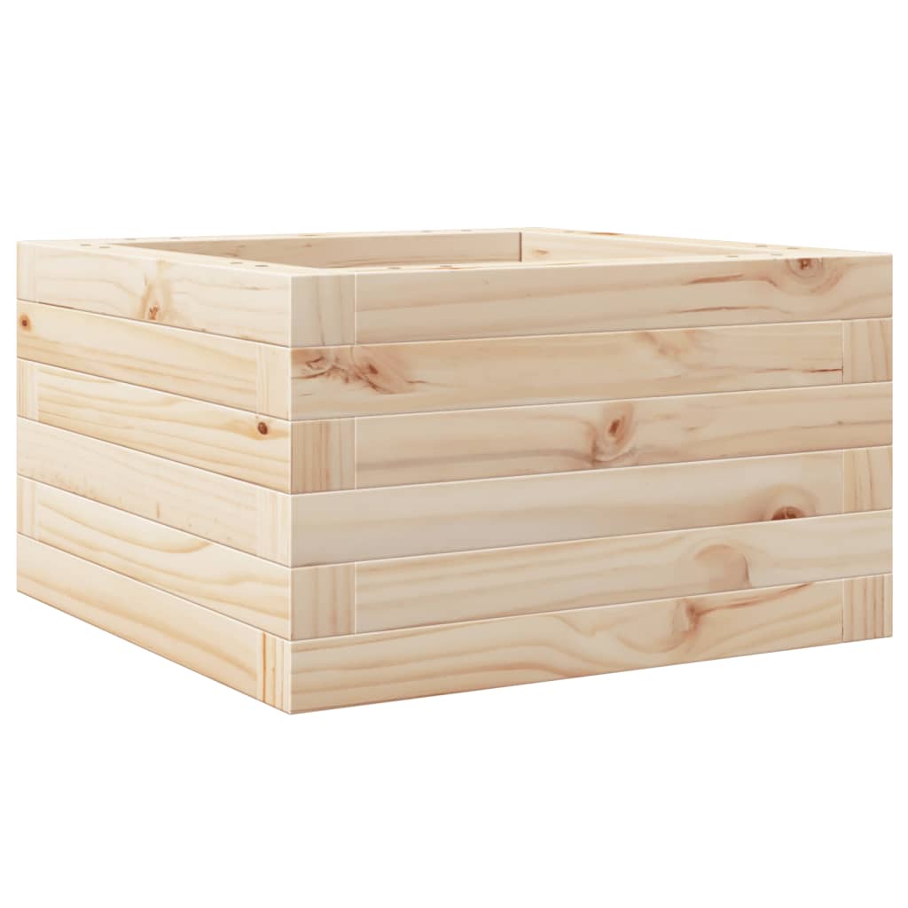 vidaXL Donica ogrodowa, 40x40x23 cm, lite drewno sosnowe