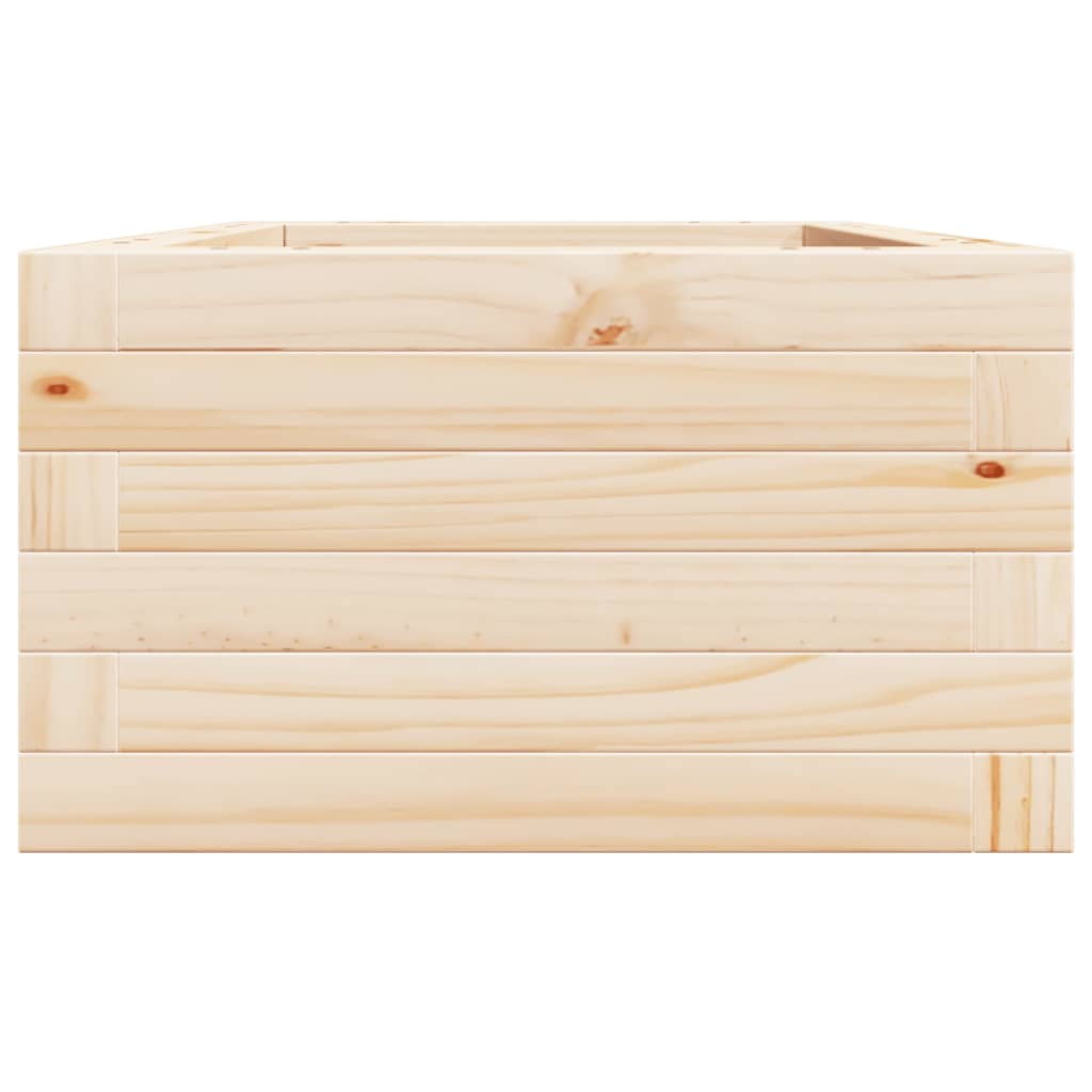 vidaXL Donica ogrodowa, 40x40x23 cm, lite drewno sosnowe