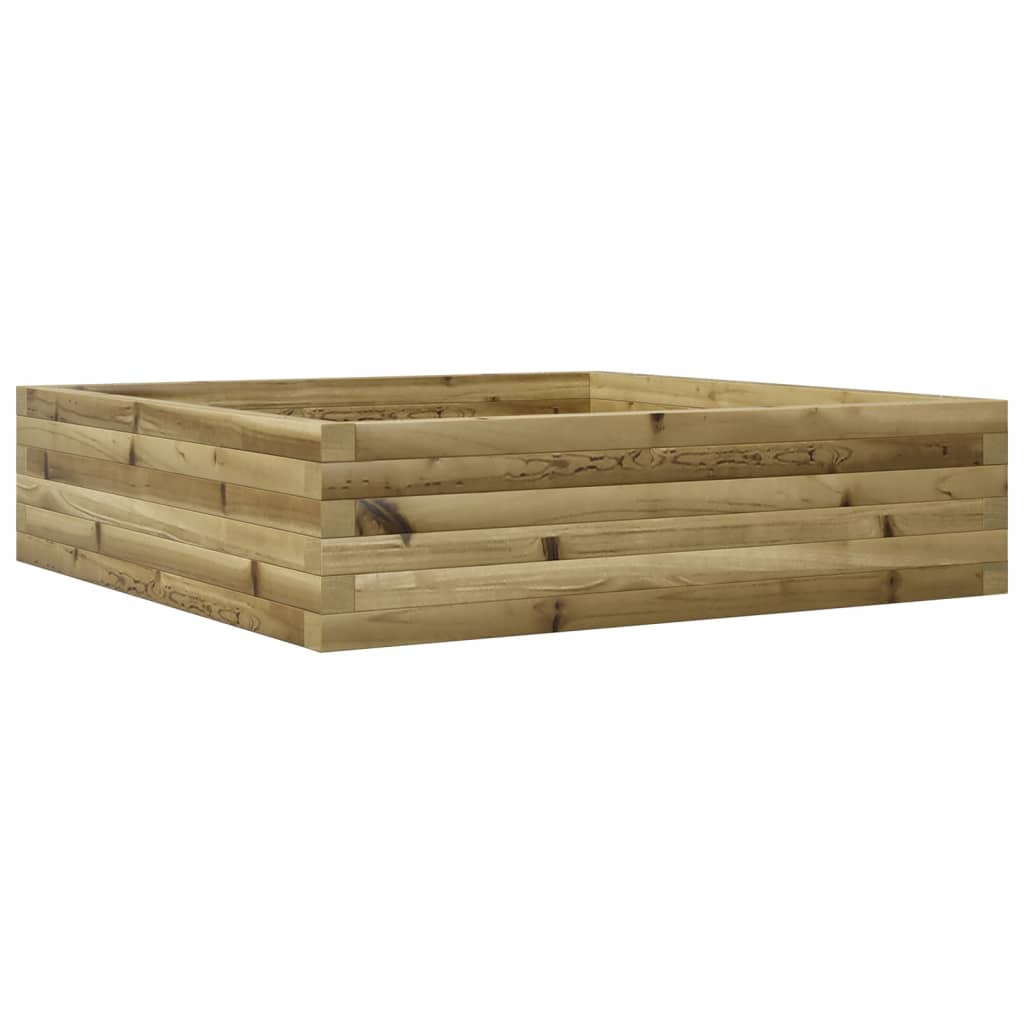 vidaXL Donica ogrodowa, 90x90x23 cm, impregnowane drewno sosnowe