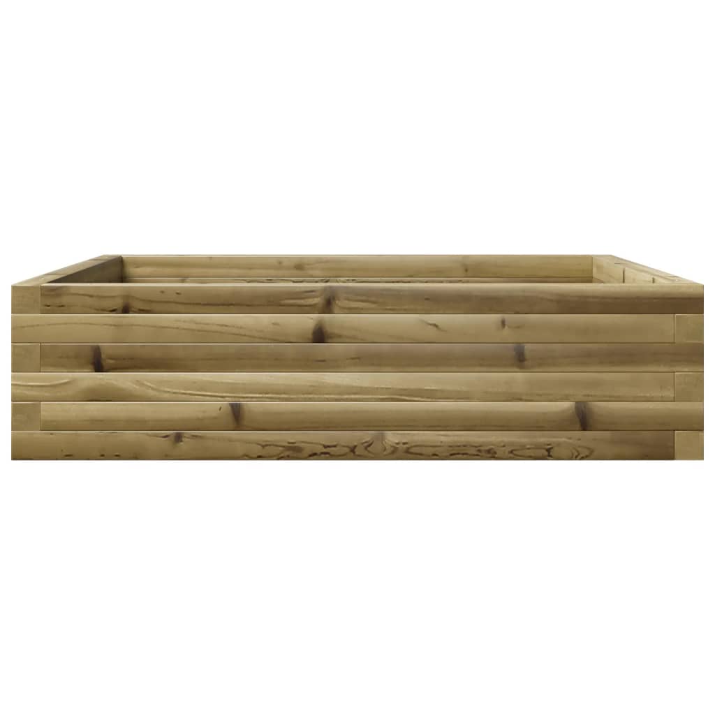 vidaXL Donica ogrodowa, 90x90x23 cm, impregnowane drewno sosnowe