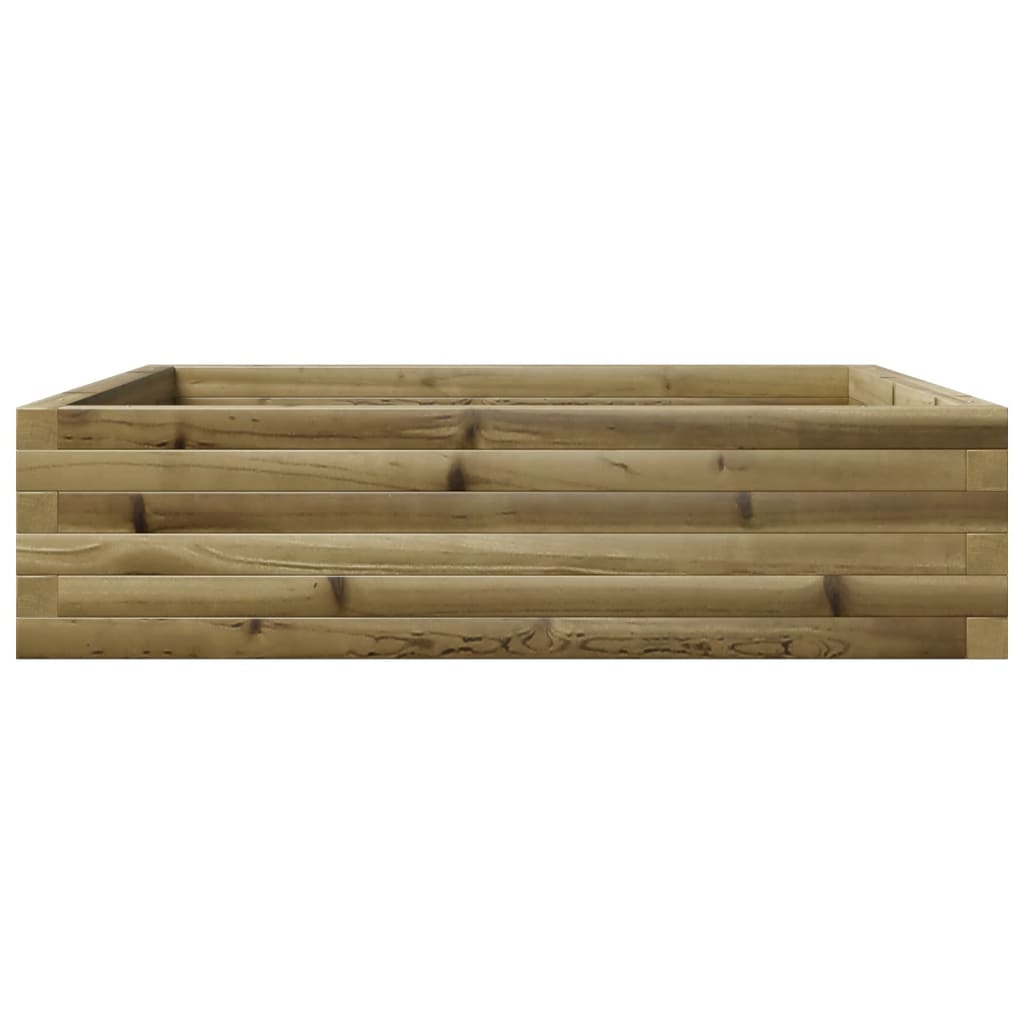 vidaXL Donica ogrodowa, 90x90x23 cm, impregnowane drewno sosnowe