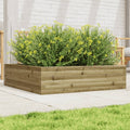 vidaXL Donica ogrodowa, 90x90x23 cm, impregnowane drewno sosnowe