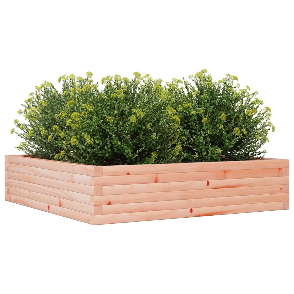 vidaXL Donica ogrodowa, 100x100x23 cm, lite drewno daglezjowe