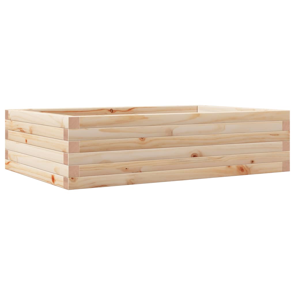 vidaXL Donica ogrodowa, 90x60x23 cm, lite drewno sosnowe