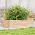 vidaXL Donica ogrodowa, 90x60x23 cm, lite drewno sosnowe