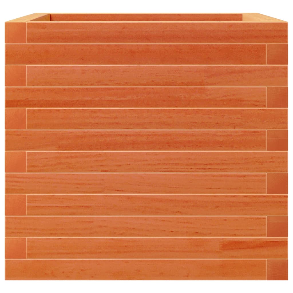 vidaXL Donica ogrodowa, woskowy brąz, 50x50x45,5 cm, drewno sosnowe
