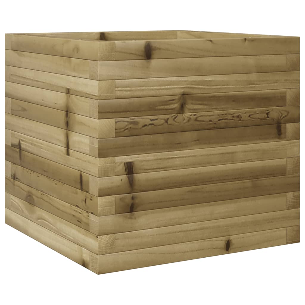 vidaXL Donica ogrodowa, 50x50x45,5 cm, impregnowane drewno sosnowe
