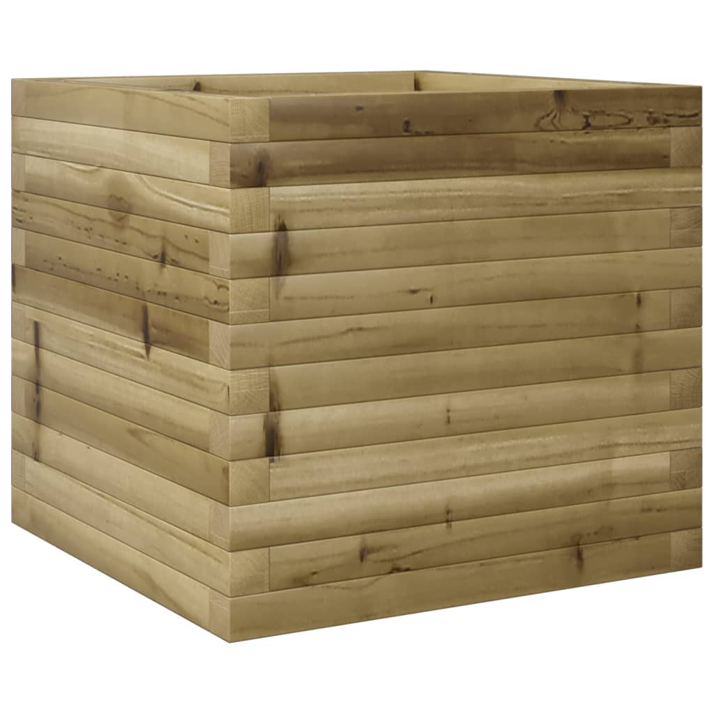vidaXL Donica ogrodowa, 50x50x45,5 cm, impregnowane drewno sosnowe