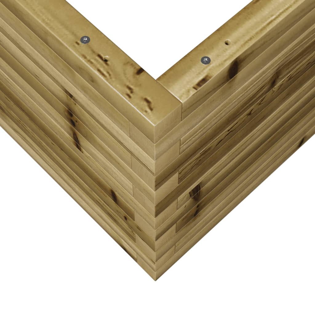 vidaXL Donica ogrodowa, 50x50x45,5 cm, impregnowane drewno sosnowe