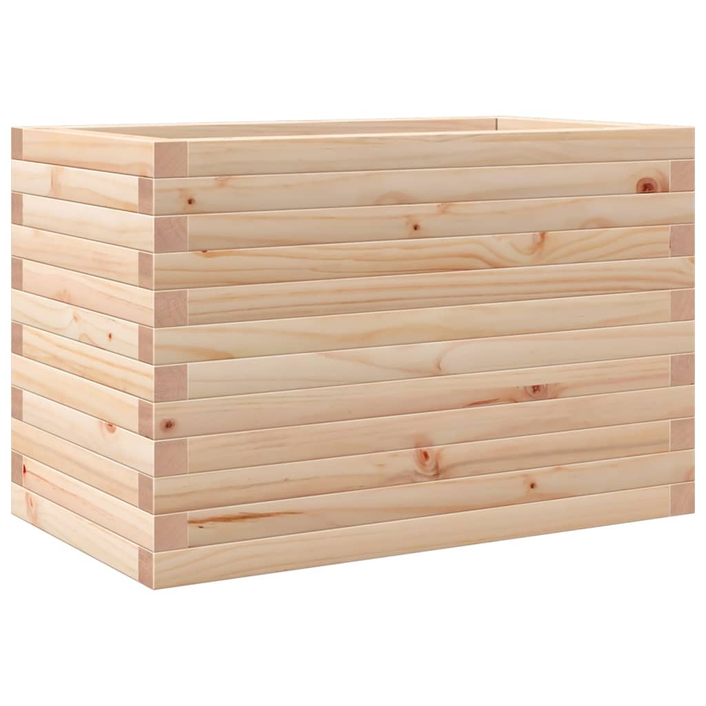 vidaXL Donica ogrodowa, 70x40x45,5 cm, lite drewno sosnowe