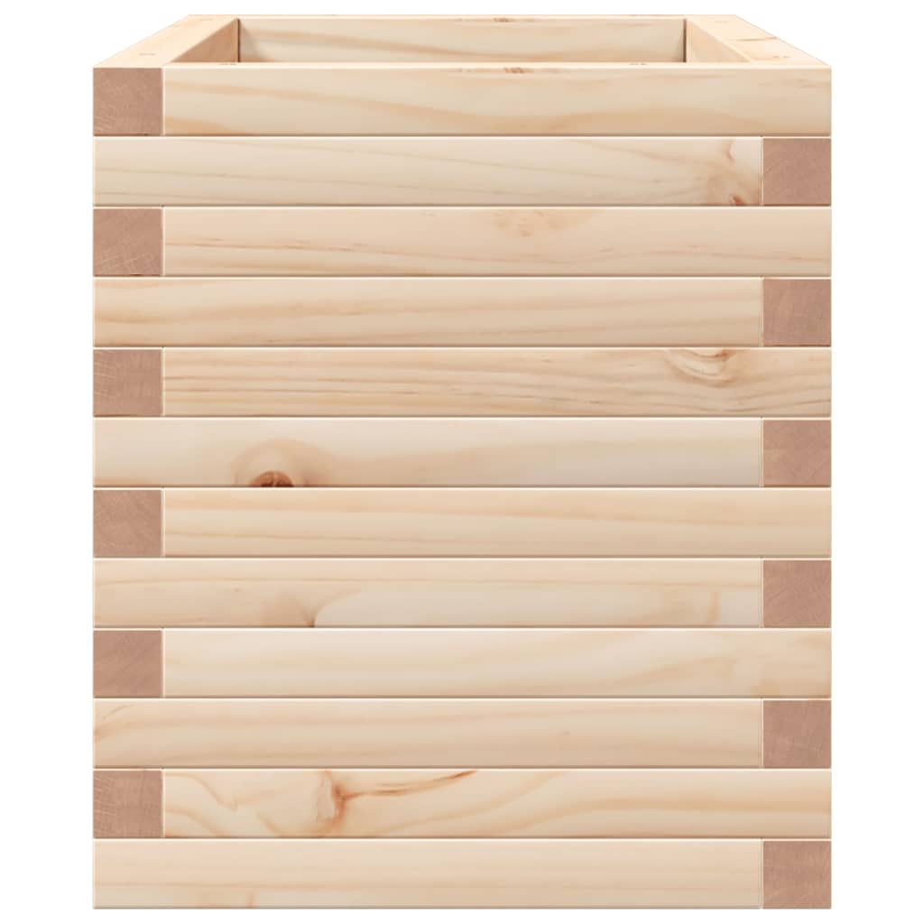 vidaXL Donica ogrodowa, 70x40x45,5 cm, lite drewno sosnowe