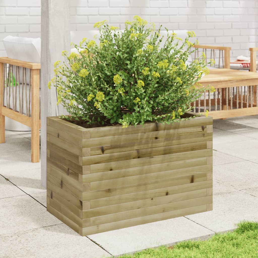 vidaXL Donica ogrodowa, 70x40x45,5 cm, impregnowane drewno sosnowe