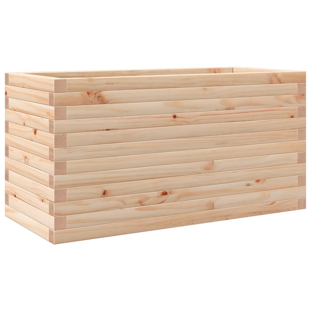 vidaXL Donica ogrodowa, 90x40x45,5 cm, lite drewno sosnowe