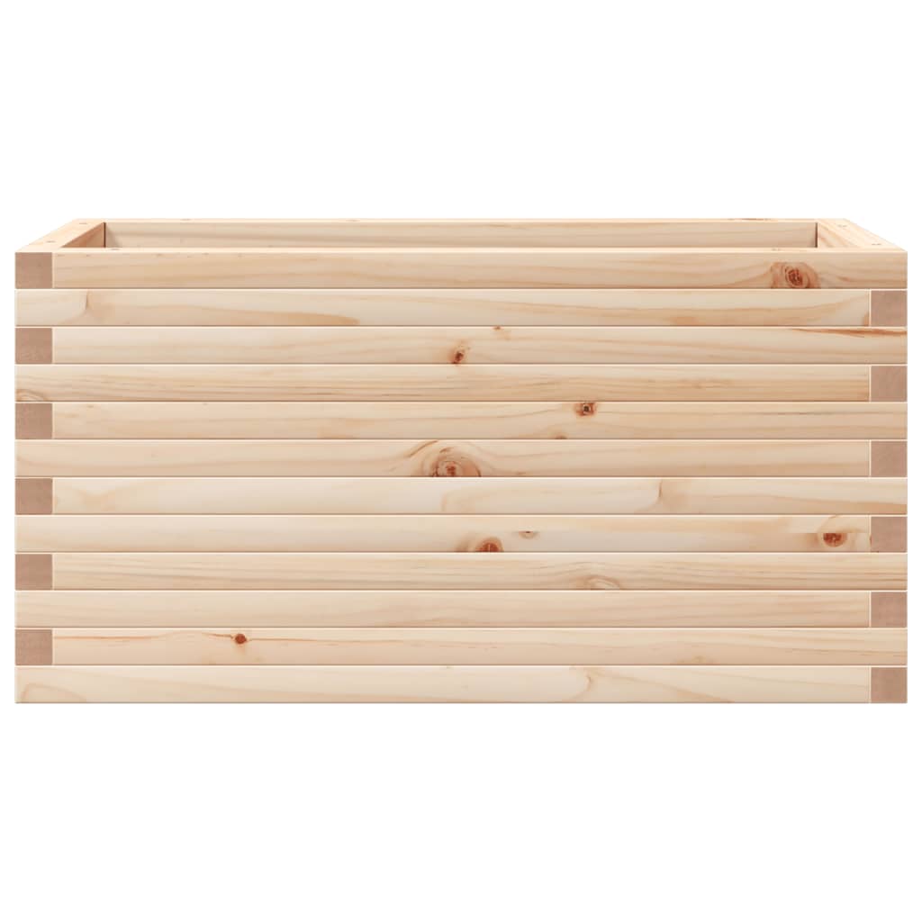 vidaXL Donica ogrodowa, 90x40x45,5 cm, lite drewno sosnowe