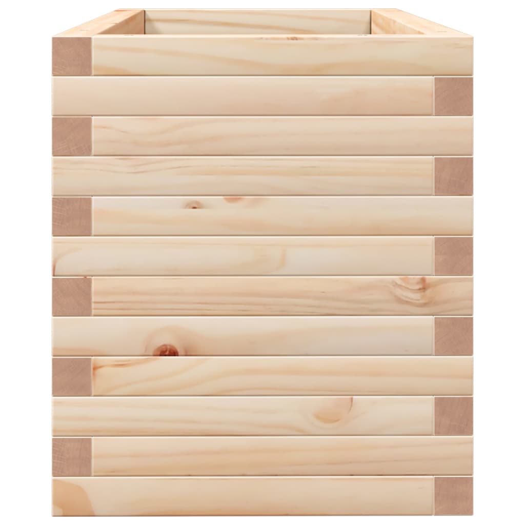 vidaXL Donica ogrodowa, 90x40x45,5 cm, lite drewno sosnowe
