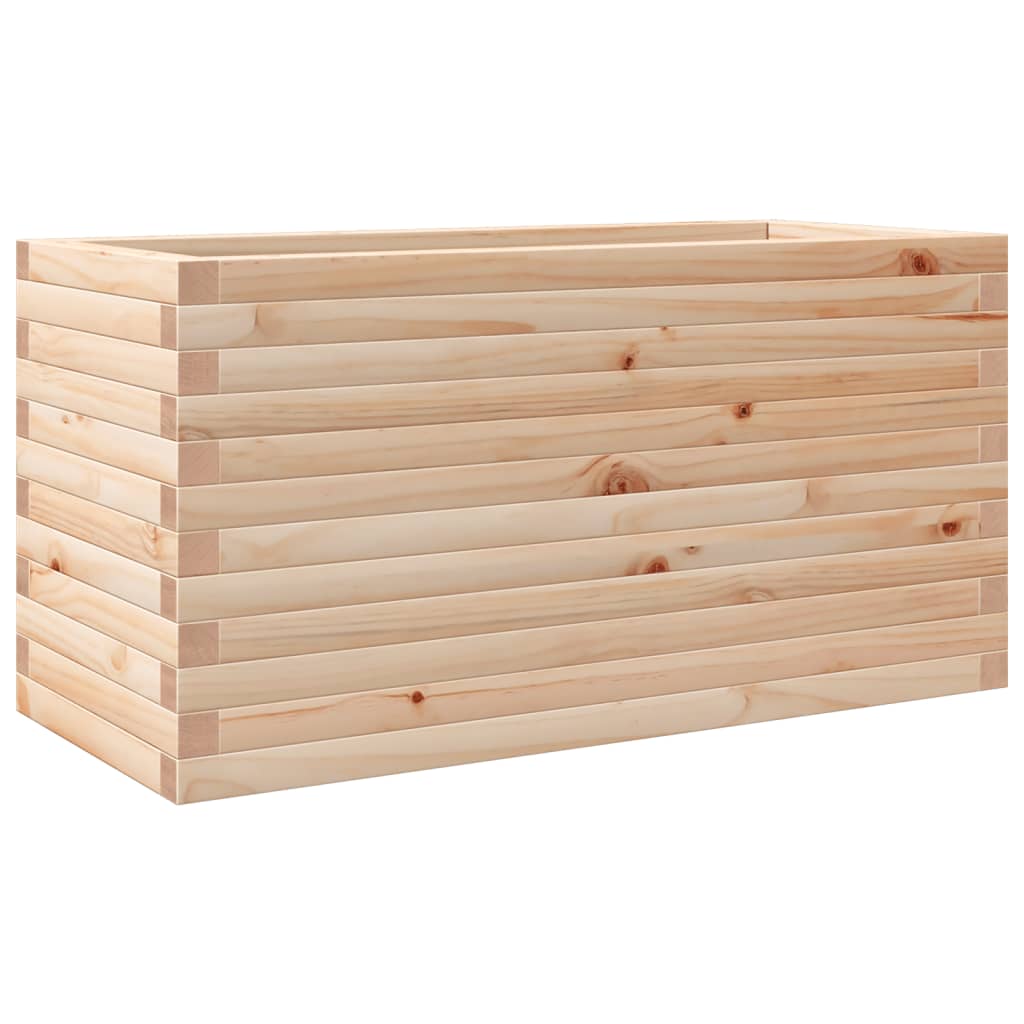vidaXL Donica ogrodowa, 90x40x45,5 cm, lite drewno sosnowe