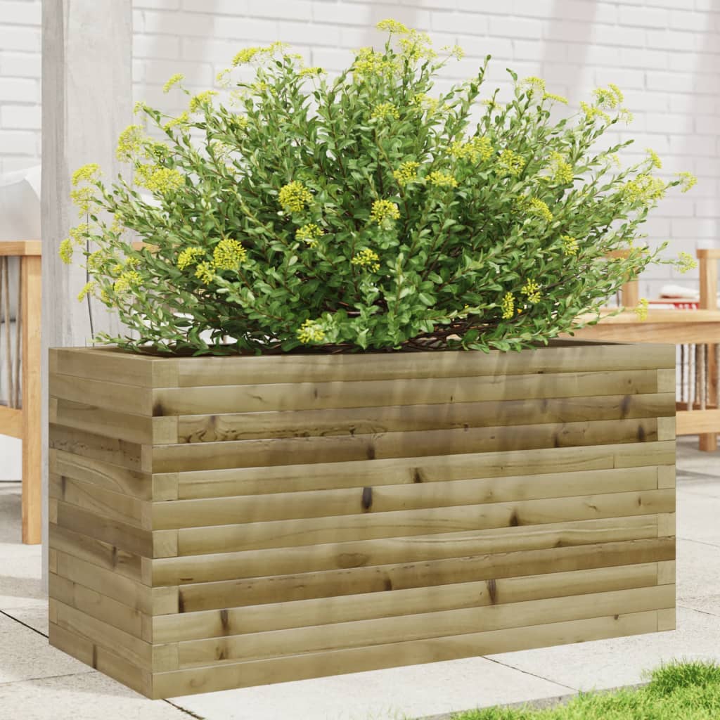 vidaXL Donica ogrodowa, 90x40x45,5 cm, impregnowane drewno sosnowe