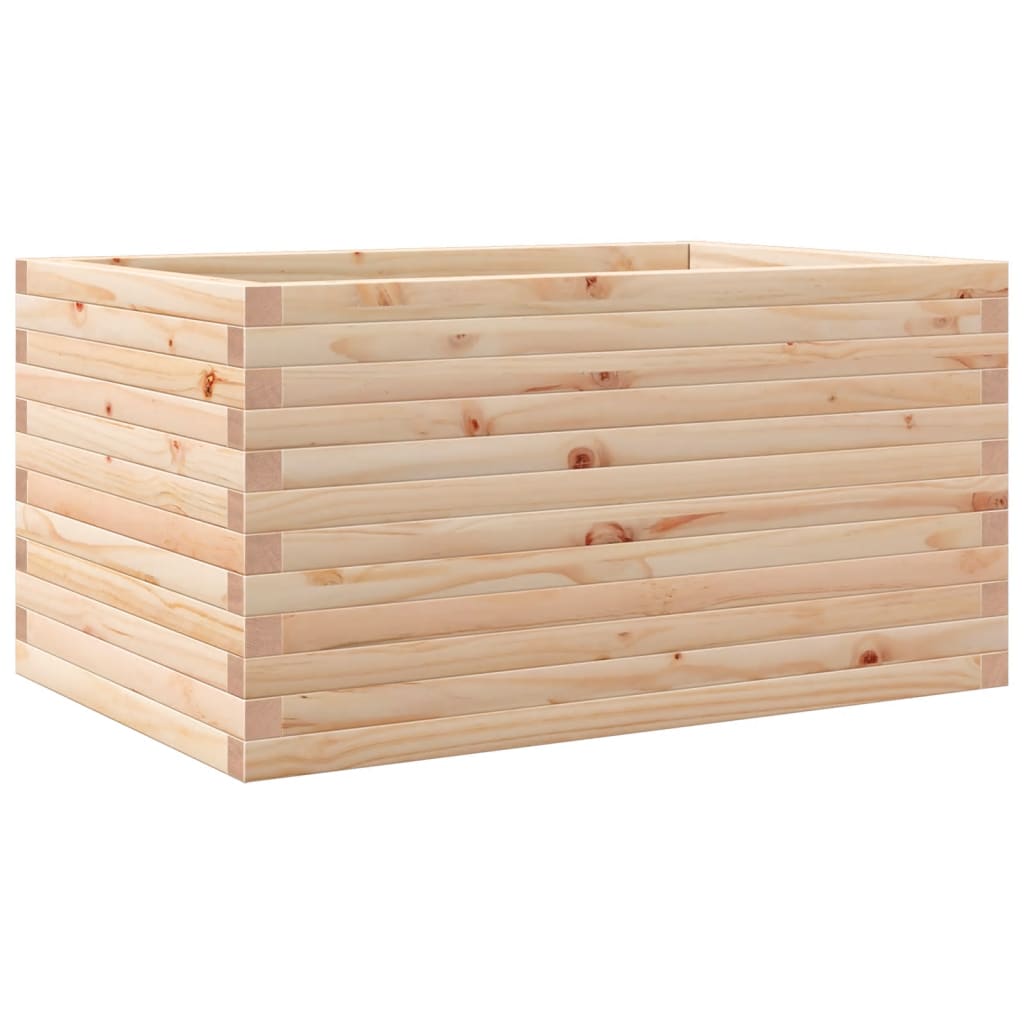 vidaXL Donica ogrodowa, 90x60x45,5 cm, lite drewno sosnowe