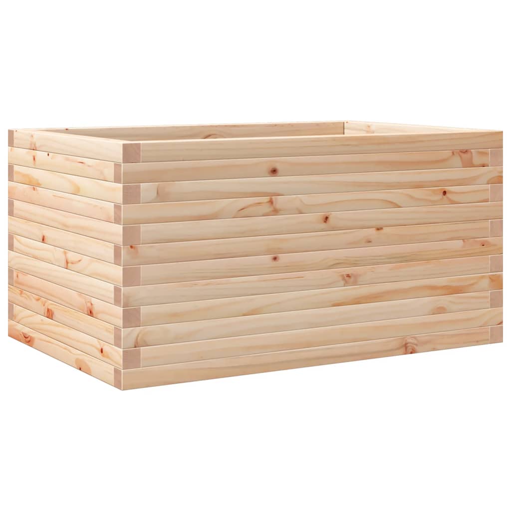 vidaXL Donica ogrodowa, 90x60x45,5 cm, lite drewno sosnowe