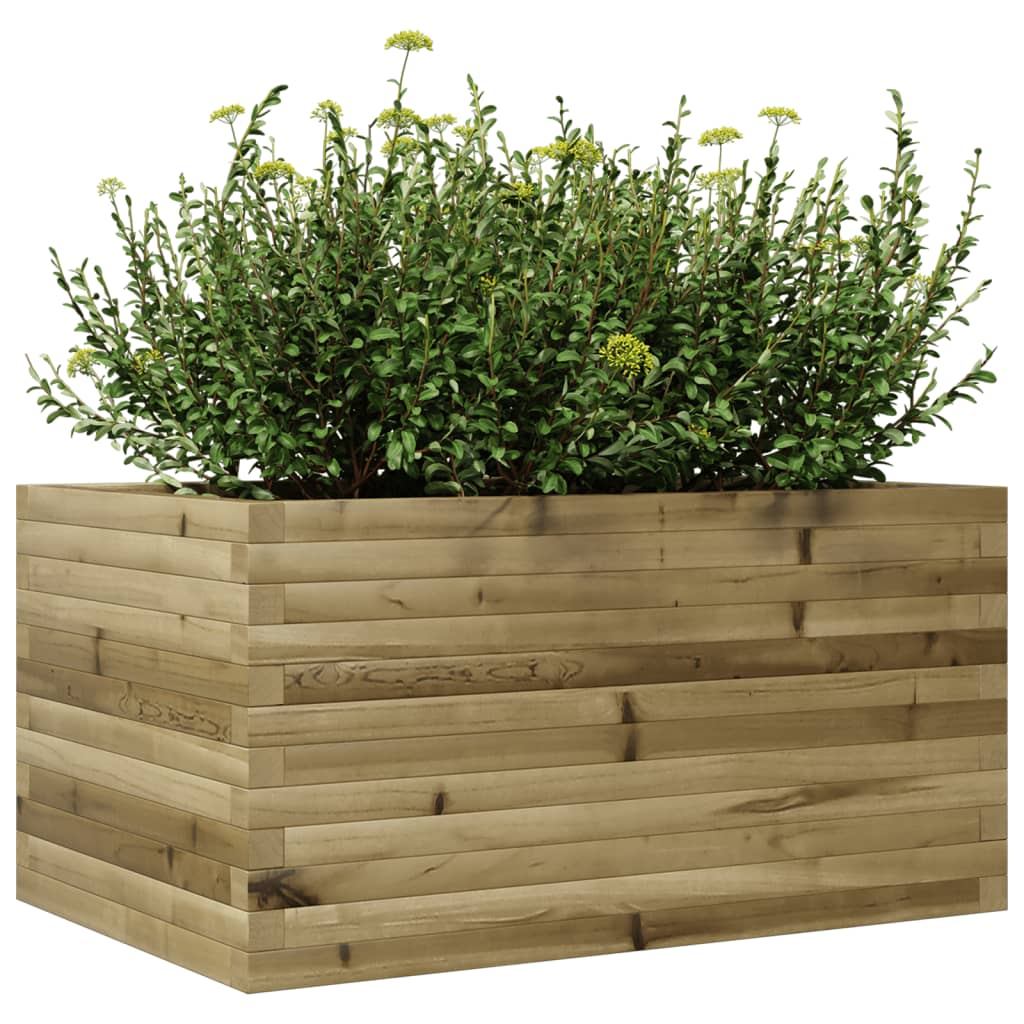 vidaXL Donica ogrodowa, 90x60x45,5 cm, impregnowane drewno sosnowe