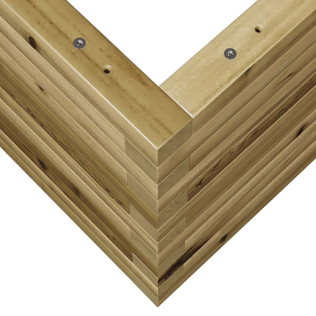 vidaXL Donica ogrodowa, 90x60x45,5 cm, impregnowane drewno sosnowe