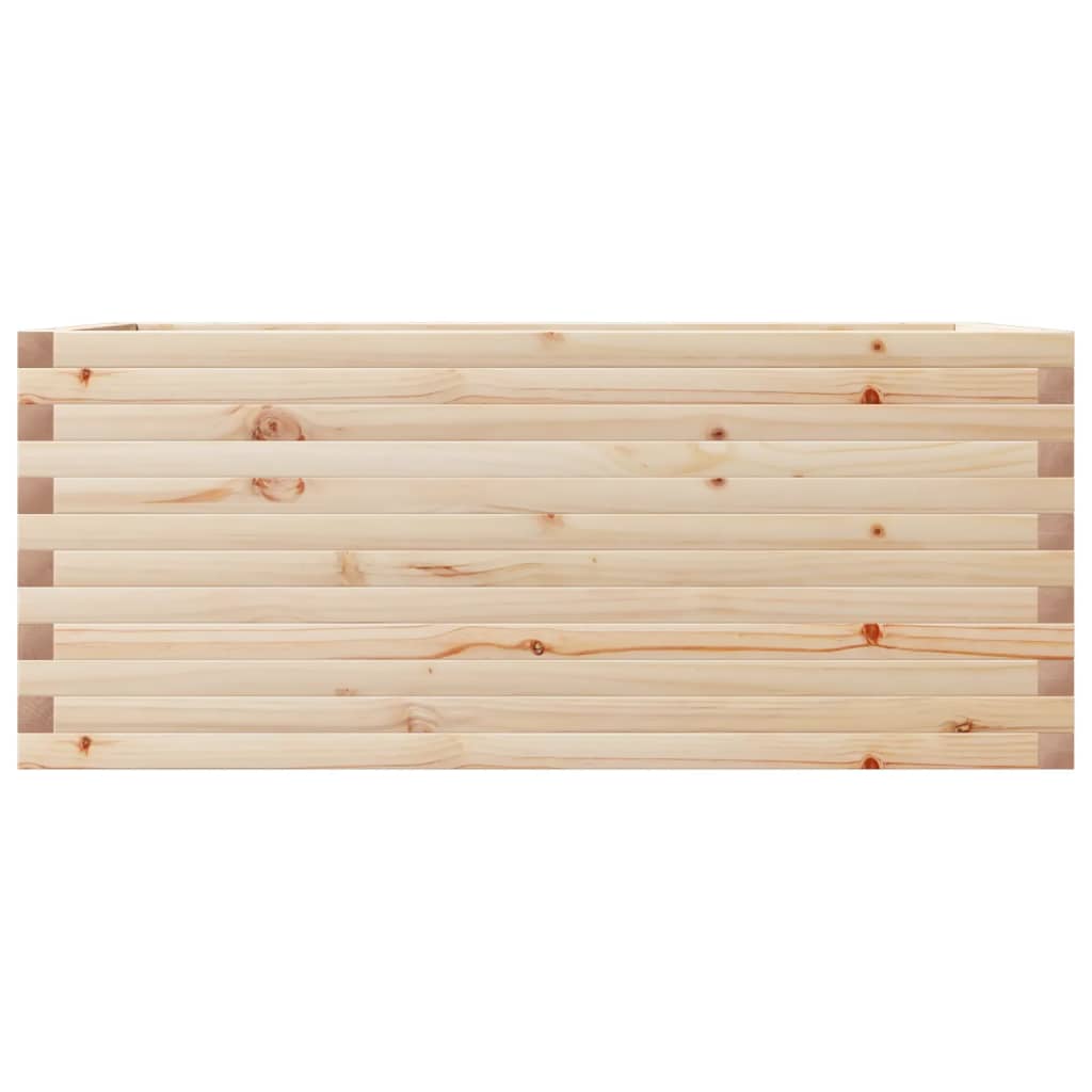vidaXL Donica ogrodowa, 110x60x45,5 cm, lite drewno sosnowe