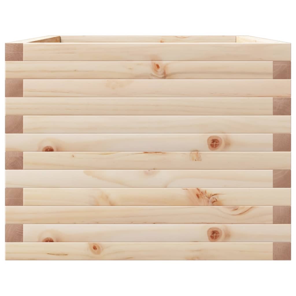 vidaXL Donica ogrodowa, 110x60x45,5 cm, lite drewno sosnowe
