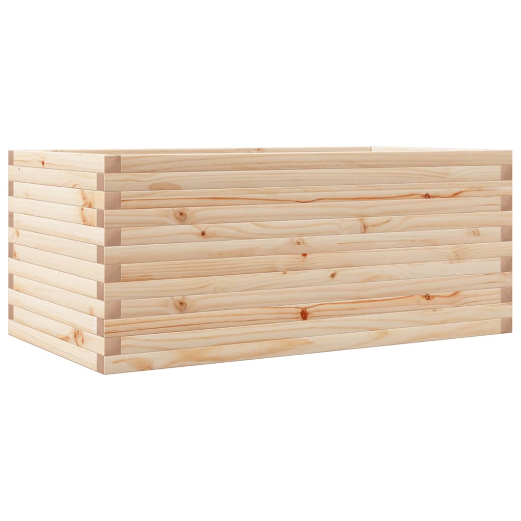 vidaXL Donica ogrodowa, 110x60x45,5 cm, lite drewno sosnowe