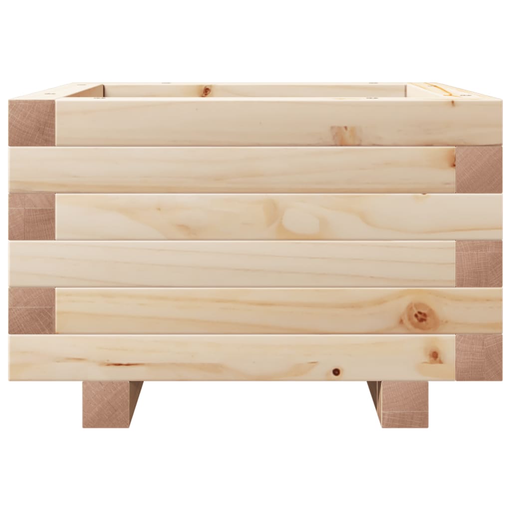 vidaXL Donica ogrodowa, 40x40x26,5 cm, lite drewno sosnowe