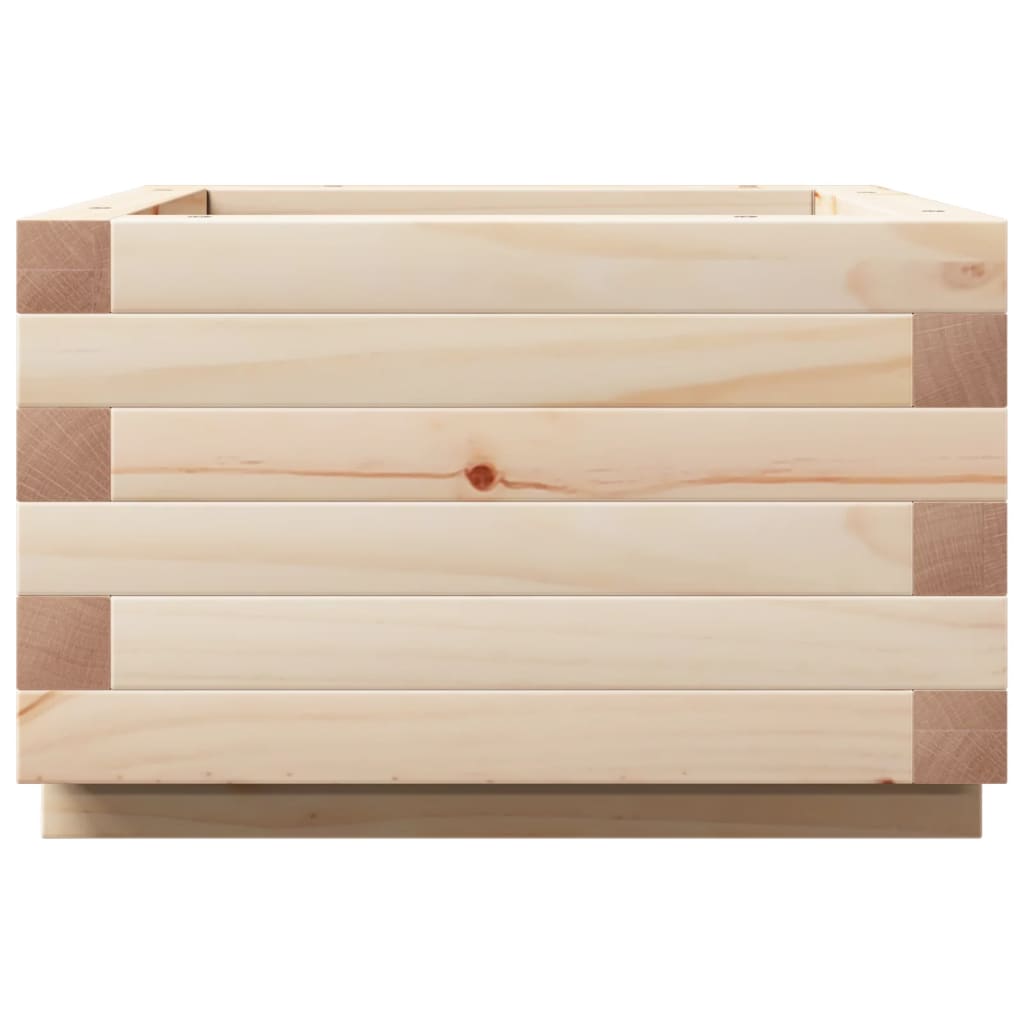 vidaXL Donica ogrodowa, 40x40x26,5 cm, lite drewno sosnowe