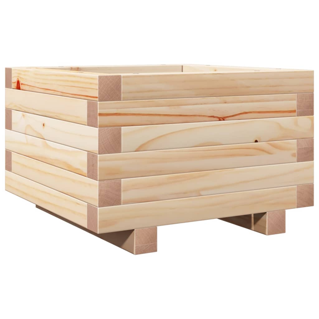 vidaXL Donica ogrodowa, 40x40x26,5 cm, lite drewno sosnowe