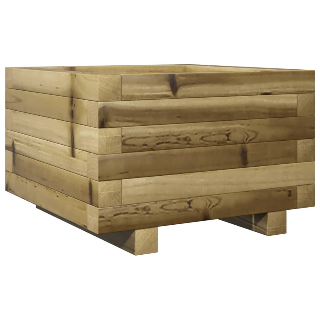 vidaXL Donica ogrodowa, 40x40x26,5 cm, impregnowane drewno sosnowe