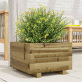 vidaXL Donica ogrodowa, 40x40x26,5 cm, impregnowane drewno sosnowe