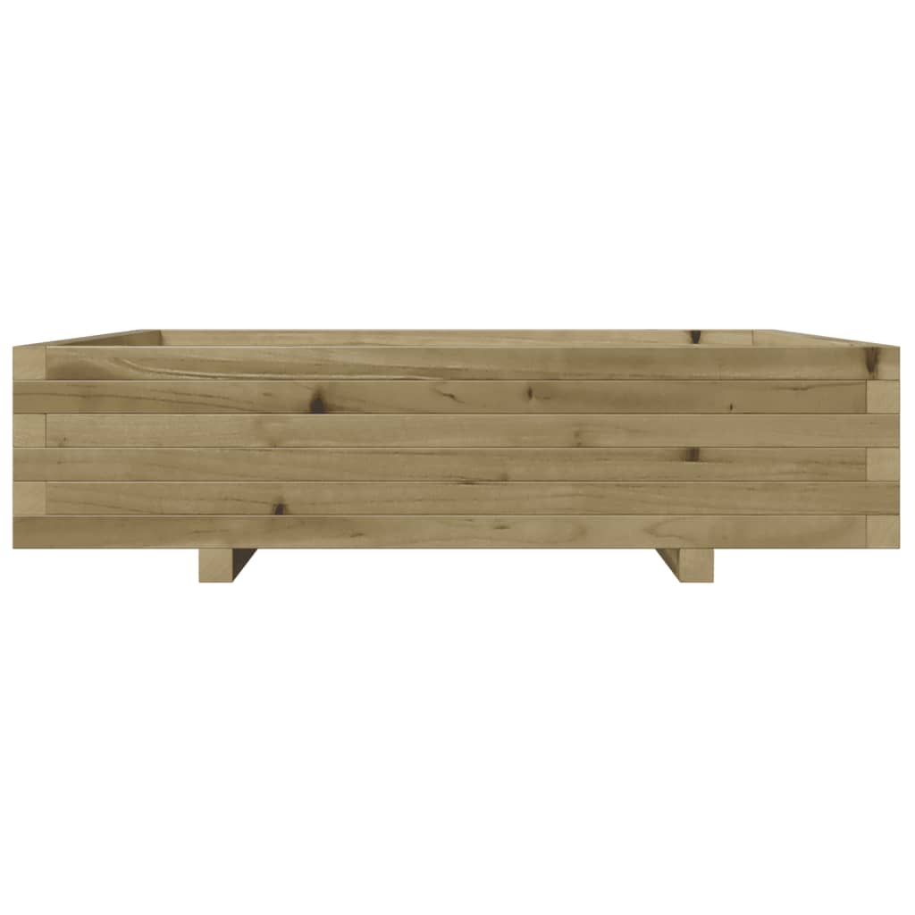 vidaXL Donica ogrodowa, 100x100x26,5 cm, impregnowane drewno sosnowe