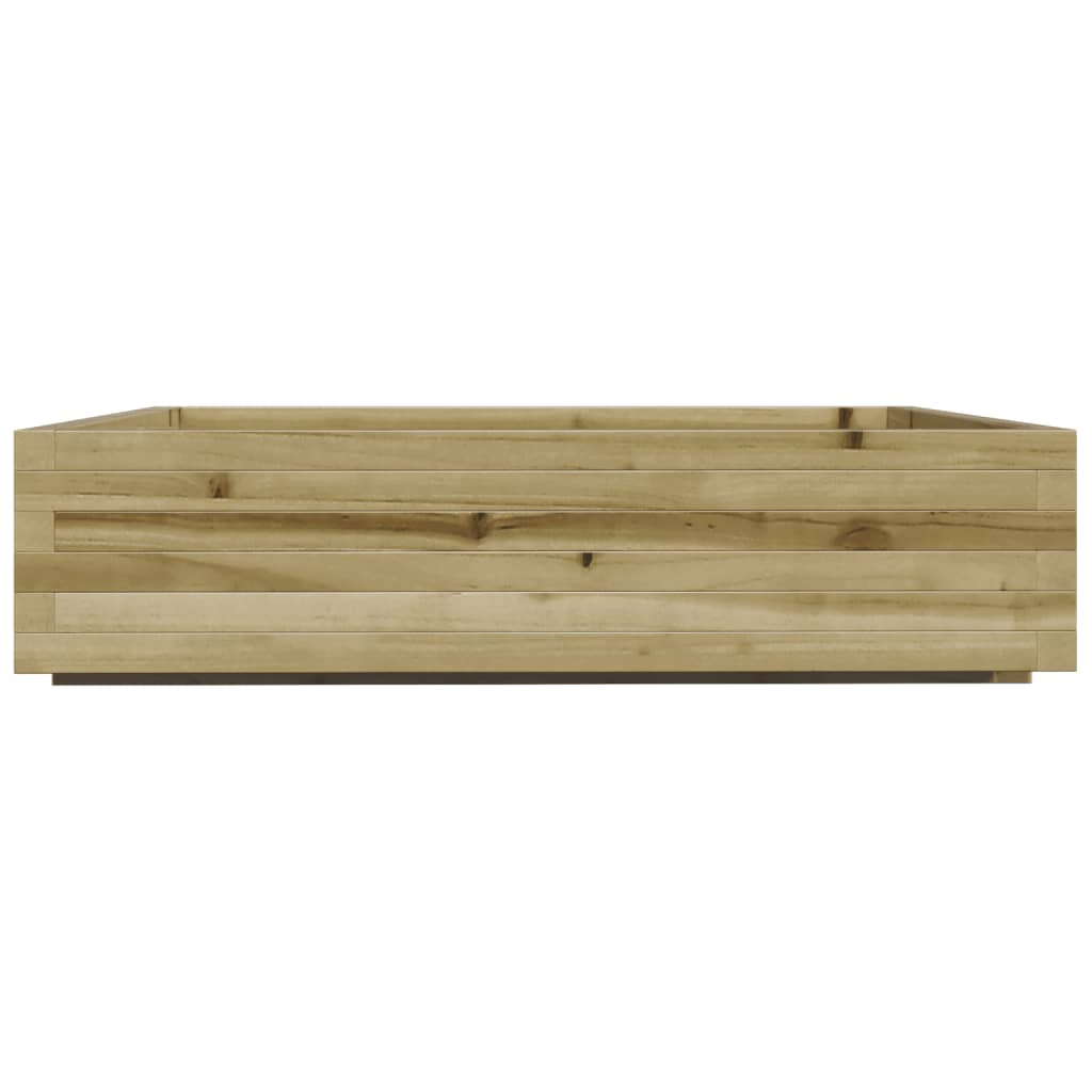 vidaXL Donica ogrodowa, 100x100x26,5 cm, impregnowane drewno sosnowe