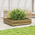 vidaXL Donica ogrodowa, 110x110x26,5 cm, impregnowane drewno sosnowe